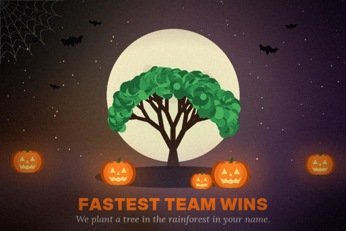 Halloween escape room Zurich – the fastest team wins a tree planted in the rainforest